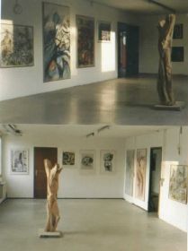 Ausstellungen - Beitrag zur Abschiedsausstellung der Künstlergemeinschaft WERKSTADT,Gleisdreieck,Werderstr. - Febr.2002.jpg